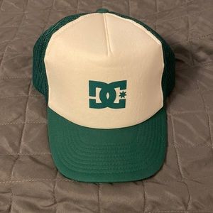 DC green and white trucker hat